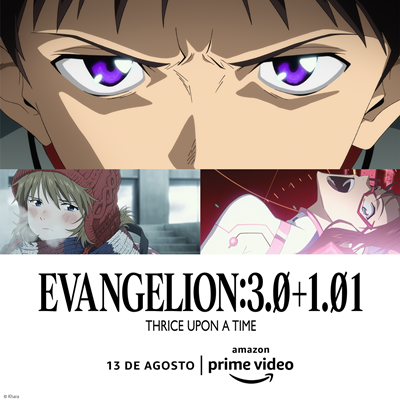 Evangelion 3.0+1.01 Thrice Upon a Time estreia no Prime Video 1