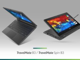 TravelMate B3 e TravelMate Spin B3