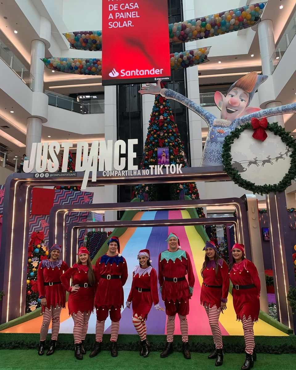 Just Dance promove diversão em decoração natalina no Complexo Tatuapé 1